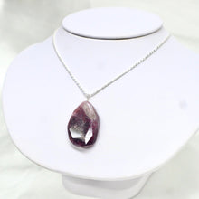 Load image into Gallery viewer, Sterling Silver Hand-wired Pink Tourmaline Necklace
