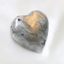 Load image into Gallery viewer, Orange Labradorite Heart - The Gem Mine
