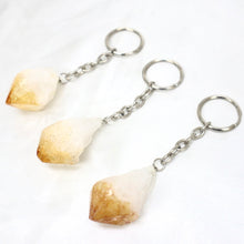 Load image into Gallery viewer, Citrine Crystal Keychain
