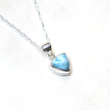 Load image into Gallery viewer, Sterling  Silver Larimar Pendant Necklace
