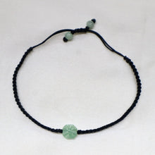 Load image into Gallery viewer, Jade by Nikolai | Burmese Jadeite Baqua Silk Cord Bracelet - The Gem Mine

