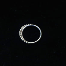 Load image into Gallery viewer, Sterling Silver Dot Design Crossover Ring - The Gem Mine
