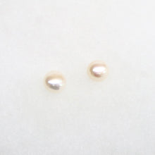 Load image into Gallery viewer, Sterling Silver Freshwater Pearl Stud Earrings
