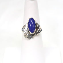 Load image into Gallery viewer, Handmade Sterling Silver Lapis Ring | Native American
