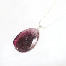 Load image into Gallery viewer, Sterling Silver Hand-wired Pink Tourmaline Necklace
