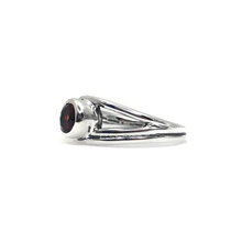 Load image into Gallery viewer, Sterling Silver and Garnet Ring - The Gem Mine
