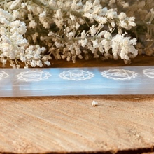 Load image into Gallery viewer, Engraved Selenite Chakra Bar - The Gem Mine
