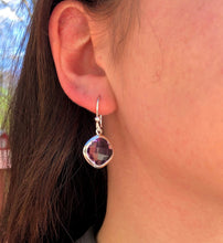 Load image into Gallery viewer, Stephen Estelle Sterling Silver and Amethyst Earrings - The Gem Mine
