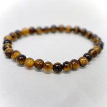 Load image into Gallery viewer, Tiger&#39;s Eye beaded bracelet - The Gem Mine
